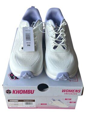 Khombu Women's Sneaker lightweight Memory Foam Beige Size 9